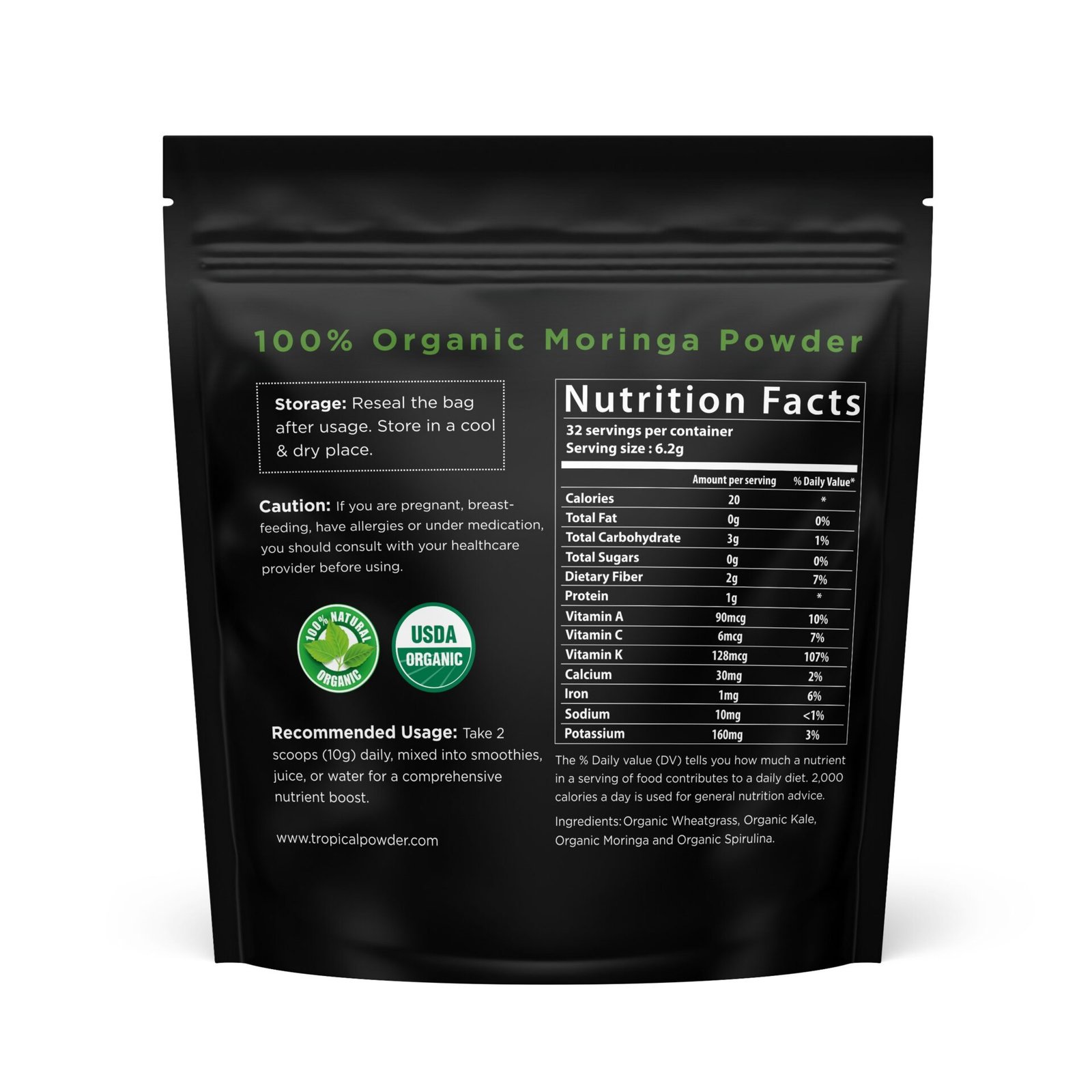 Organic Moringa Info