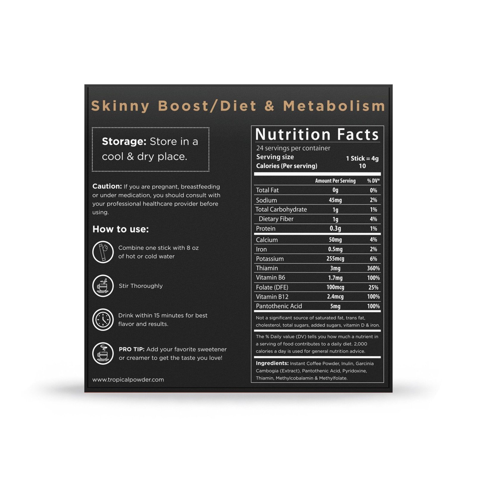 Slim Coffee Info